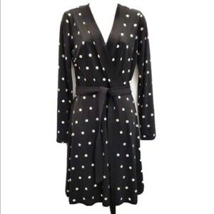 Reversible Polka dot and black dress